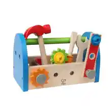 Play Set de 17 piezas de madera para niños - herramientas y piezas mecánicas