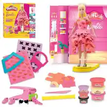 Play-Doh Barbie Desfile de Moda para crear y jugar.