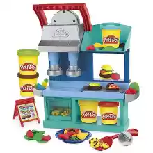 Play-Doh Kitchen Creations - Restaurante Divertido - Set de Cocina de 2 Lados