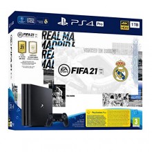 PlayStation 4 Pro de 1 TB + FIFA 21 Edición Real Madrid