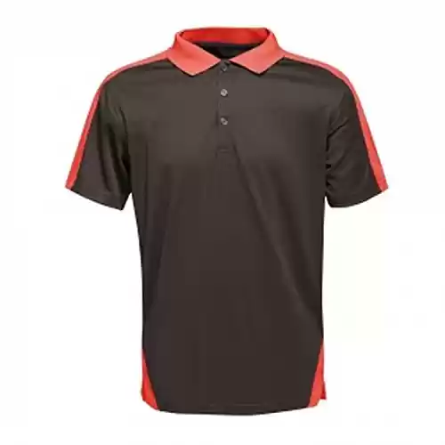 Polo de trabajo Regatta Contrast, cómodo y duradero, ideal para actividades laborales. Precio increíble de 6,8€.
