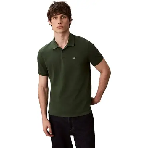 Polo Monogram de algodón Calvin Klein para hombre.