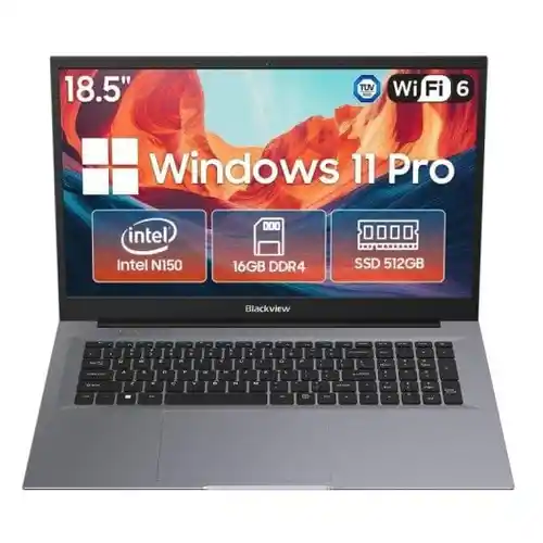 Portátil BLACKVIEW ACEBOOK 10 de 18,5" FHD (Intel N150, 16GB RAM, 512GB SSD, W11 Pro)