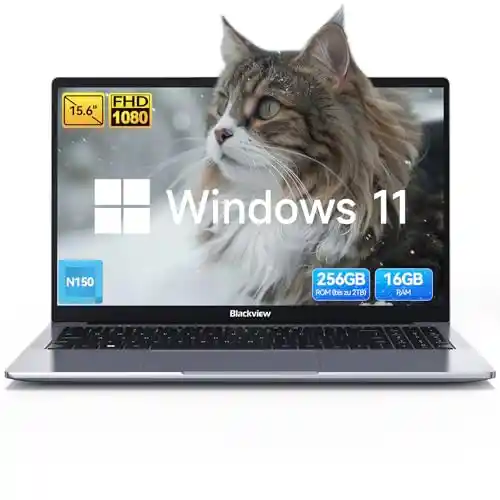 Portátil Blackview Acebook 6 de 15,6" FHD (N150 3,6GHz, 16GB RAM, 256GB SSD, W11)