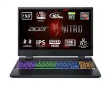 Portátil gaming Acer Nitro 5 AN515-46 de 15,6" FHD IPS 165Hz (AMD Ryzen 7-6800H, 16 GB RAM, 512 GB SED SSD, NVIDIA, GeForce RTX 3060)