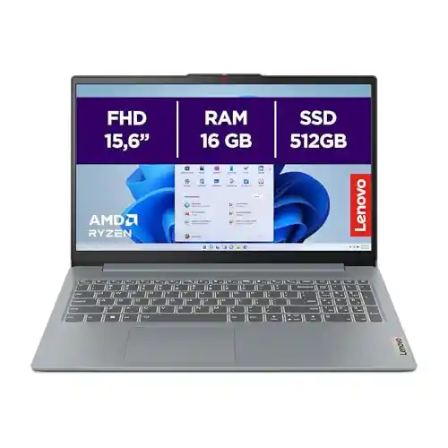 Portátil Lenovo IdeaPad Slim 3 Ryzen 5-5625U 16GB 512GB