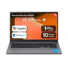 Portátil LG Gram 15U50T-G.AA56B de 15" (i5, 16GB, 16 GB RAM, 512GB SSD)