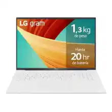 Portátil LG Gram 17Z90R-G.AD74B de 17", 13ª gen Intel Core EVO i7, 32 GB RAM, 512GB SSD, 1.35Kg, 20h de Autonomía