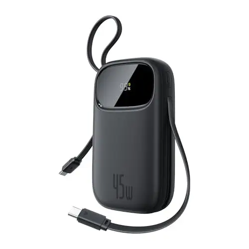 Powerbank 20000mAh 45W con 2 cables integrados