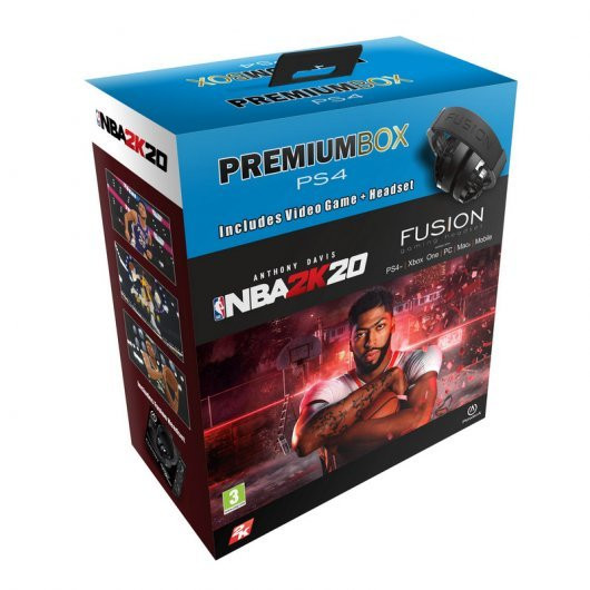 Premium Box Pack NBA 2K20 PS4 + Power A Fusion Auriculares Gaming