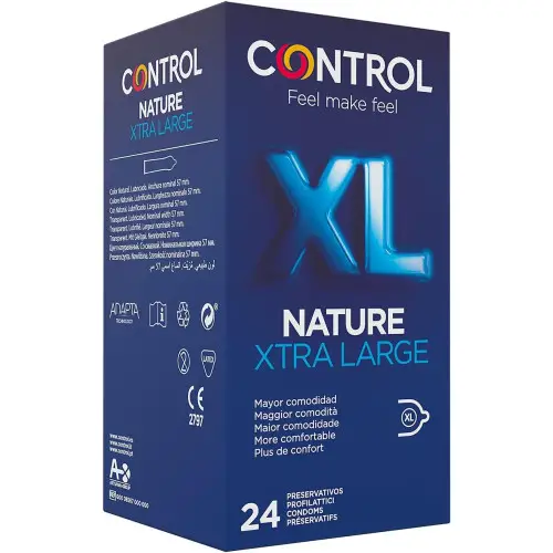 Preservativos XL Control Nature, 24 unidades