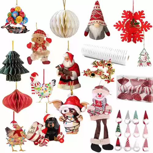 Productos de decoración navideña desde 11 céntimos