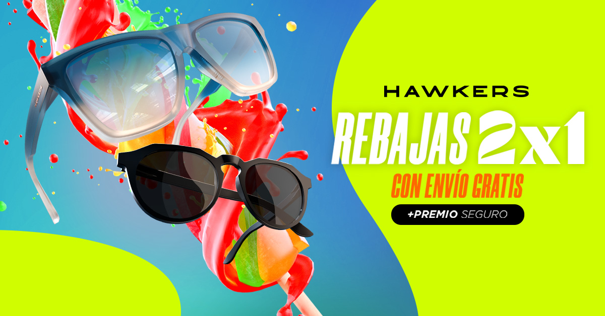 Promo 2x1 Hawkers gafas de sol + envío gratis + premio
