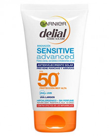 Protector Solar Facial UV Gel Hidratante IP50+ - 100 ml Garnier Delial Sensitive Advanced