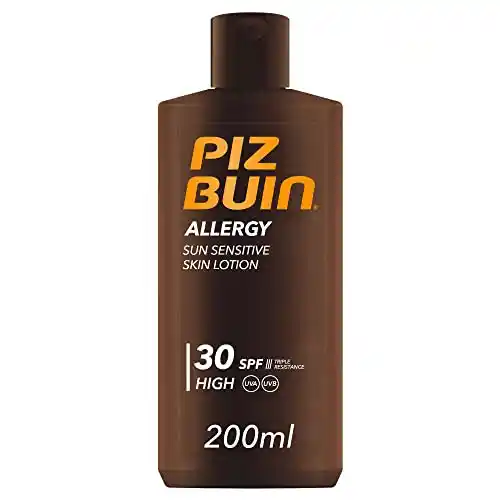 Protector solar Piz Buin Allergy para piel sensible FPS 30 (200ml)