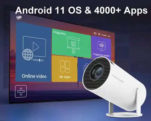 Proyector Android 11 4K Wifi Resolución 1280*720P