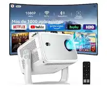 Proyector HUIDUN PT10 1080p Full-HD, WiFi 6, Bluetooth 5.2