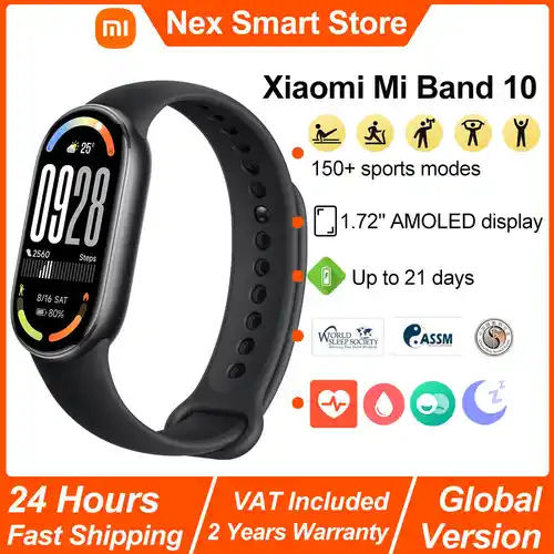 Pulsera inteligente Xiaomi Mi Band 10 Global Version