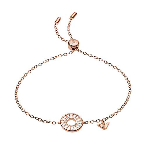 Pulsera para mujer en plata de ley color oro rosa Emporio Armani EG3458221