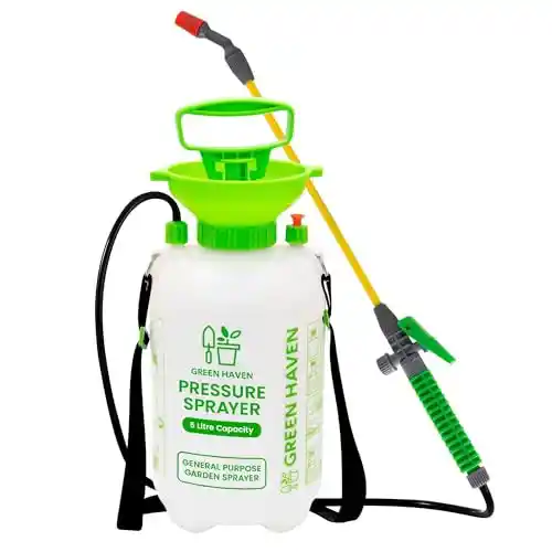 Pulverizador de presión Green Haven 5 litros.