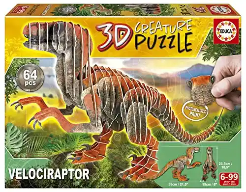 Puzzle 3D Velociraptor