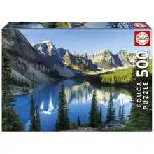 Puzzle Educa Lago en Alberta, 500 piezas