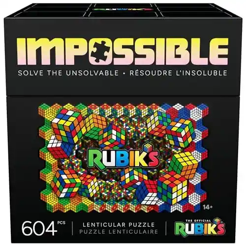 Puzzle lenticular Rubik's Cube 604 piezas con diseño cambiante