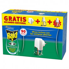Raid - Difusor Eléctrico Anti Mosquitos + 2 Recambios (compra recurrente)