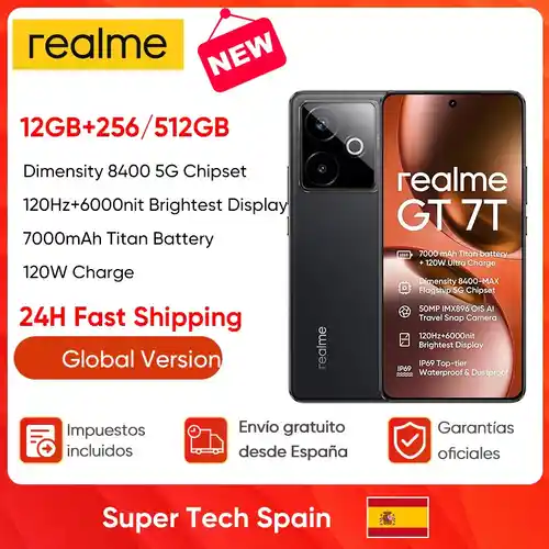 realme GT 7T Smartphone 5G 12GB/256GB