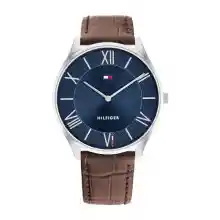 Reloj de cuarzo para hombre Tommy Hilfiger con correa de piel