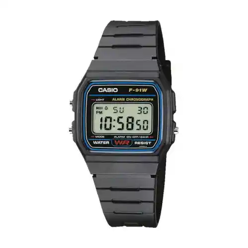Reloj Digital Cuarzo con Correa de Resina Casio F-91W-1YER