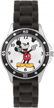 Reloj infantil Mickey Mouse con correa de caucho