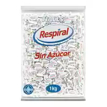 Respiral - Caramelo duro refrescante - Sabor mentol y eucalipto - 1 kg