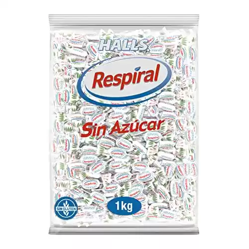 Respiral - Caramelo duro refrescante - Sabor mentol y eucalipto - 1 kg