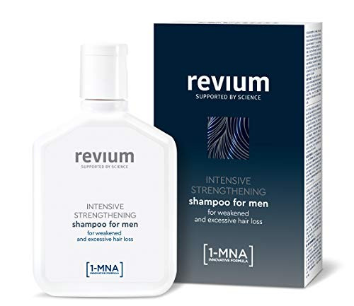 Revium - Champú intensivo anticaída para hombres con molécula 1-metilnicotinamida y complejo H-Vit, 200 ml