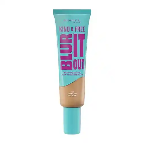 Rimmel Kind & Free Base, maquillaje facial ligero.