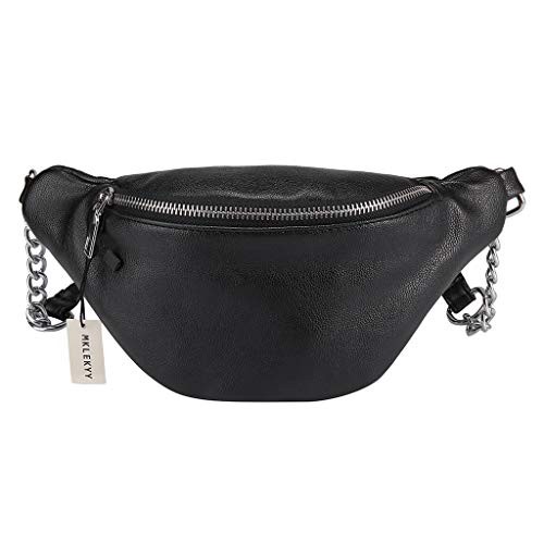 [Doble cupón] Riñonera unisex Impermeable de cuero sintético