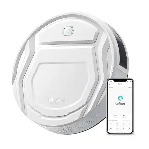 Robot Aspirador LEFANT 2000Pa, 120 Min Autocargable, App/Alexa/Bluetooth