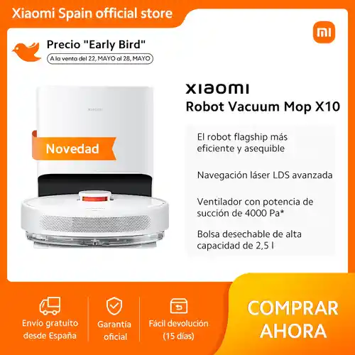 Robot Aspirador Xiaomi Mop X10 - Tienda oficial de Xiaomi