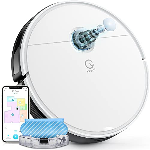 Robot Aspirador Yeedi Vac Hybrid con 2500 Pa, barre, aspira y friega