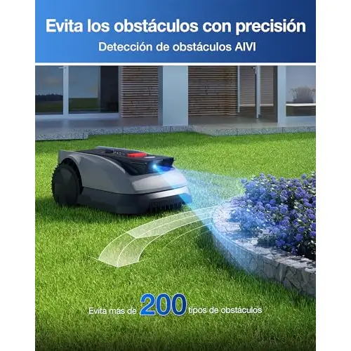 Robot Cortacésped inalámbrico inteligente ECOVACS Goat O600 para jardín de esta 600 m²