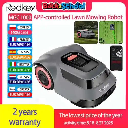 Robot cortacésped Redkey MGC500 Bluetooth Wi-Fi