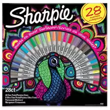 Rotuladores permanentes Sharpie  (Pack 28 unidades)