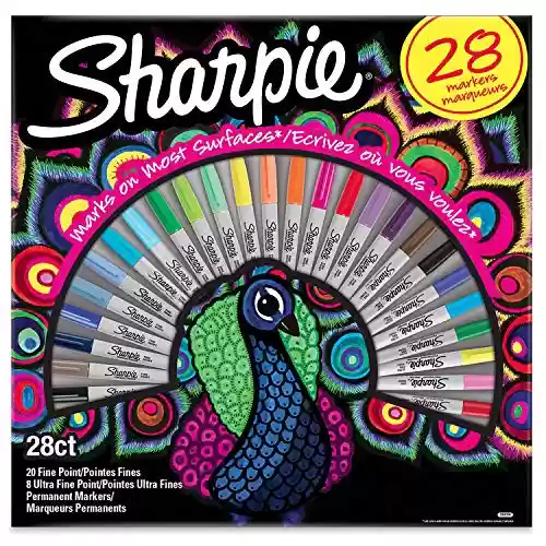 Rotuladores permanentes Sharpie  (Pack 28 unidades)