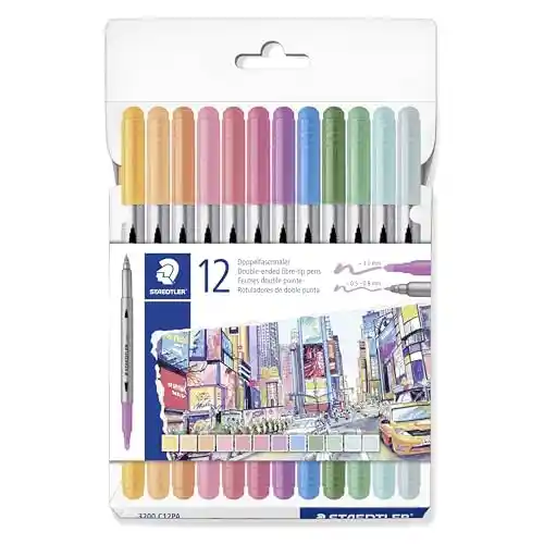 Rotuladores Staedtler Design Journey, set de 12 unidades