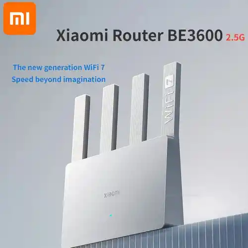 Router Xiaomi BE3600 WiFi 7 (2,5 Gb/s)