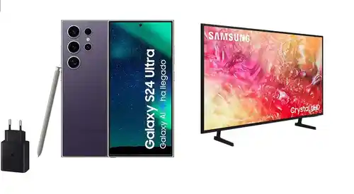 Samsung Galaxy S24 Ultra 256GB + REGALO TV Samsung 50" (y a 916€ con Prime Student)
