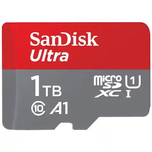 SanDisk Ultra MicroSDXC 1TB con adaptador SD