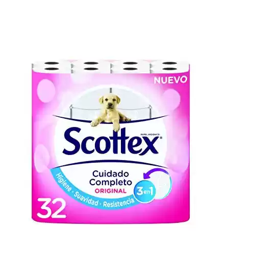 Scottex Original Papel Higiénico 32 rollos