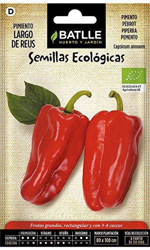 Semillas Ecológicas Hortícolas - Pimiento Largo de Reus